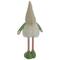 22" Lighted Green & Cream Standing Gnome with Knitted Hat Figure